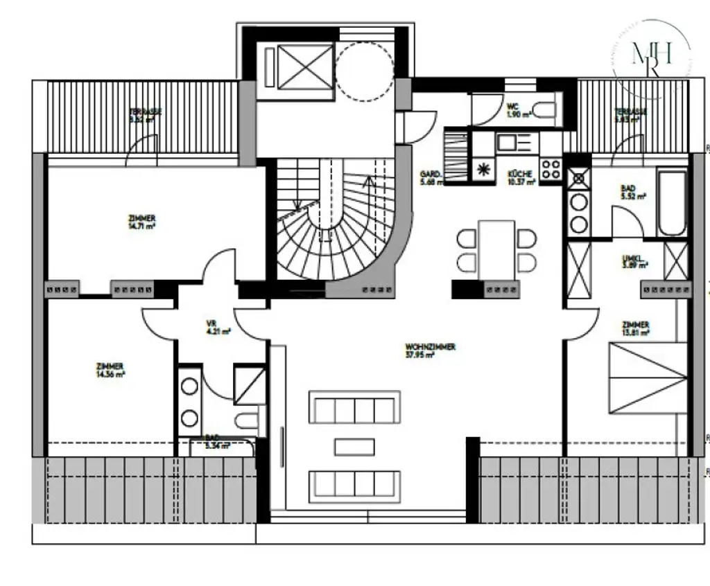 Attraktiver Rohdachboden im Herzen Hernals´