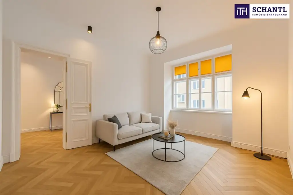 ++ Wohnen in Augartennähe ++ JETZT ZUSCHLAGEN UND WEIHNACHTEN IM NEUEN ZUHAUSE FEIERN + Erstklassig sanierte Altbauwohnung in ruhiger Seitenstraße in unmittelbarer Nähe zur U-Bahnstation Taborstraße + 2,5 Zimmer