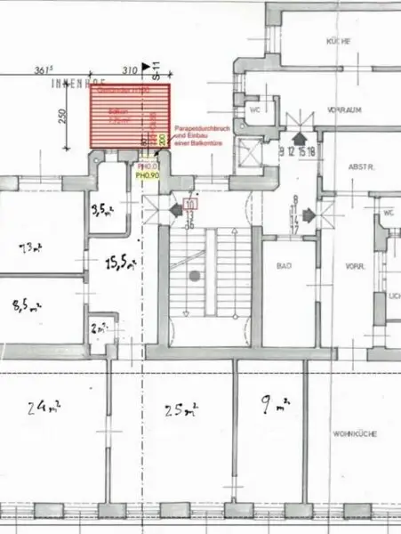 Klassischer Altbau trifft modernes Raumkonzept - 4 Zimmer-Wohntraum nahe Wien Mitte