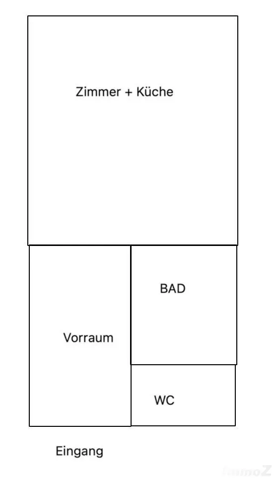 Übelbach 1 Zimmer mit möblierter Küche ab sofort
