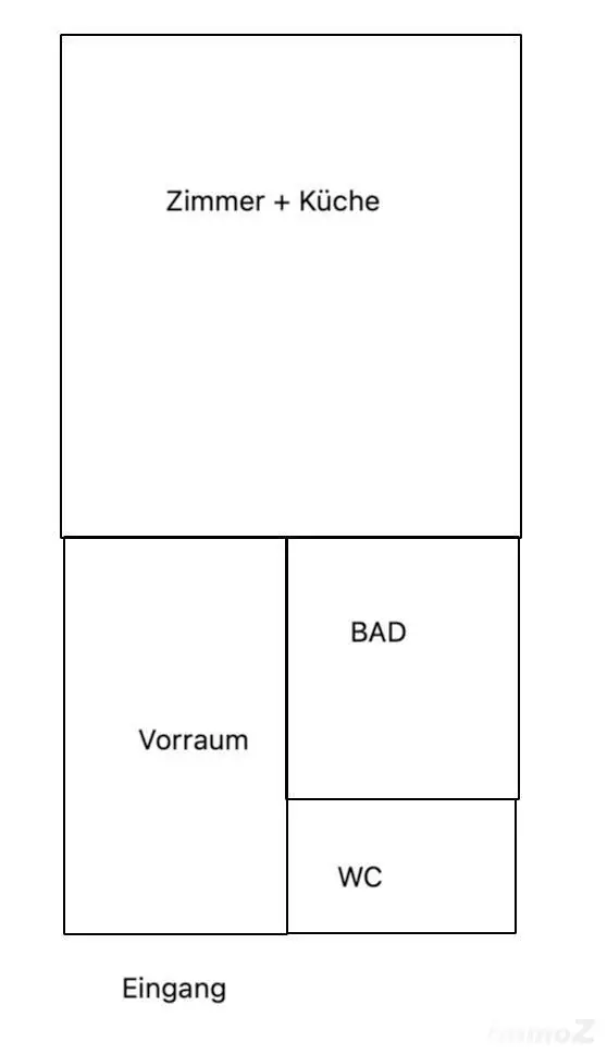 Übelbach 1 Zimmer mit möblierter Küche ab sofort