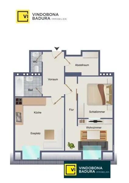 Ideale Single oder Pärchenwohnung – Zwölfaxing