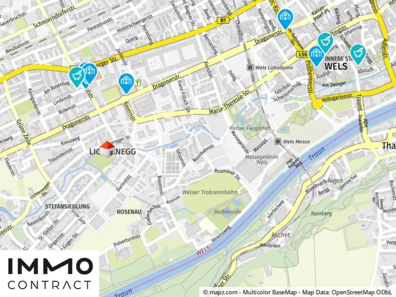 Geolyzer Kartenausschnitt