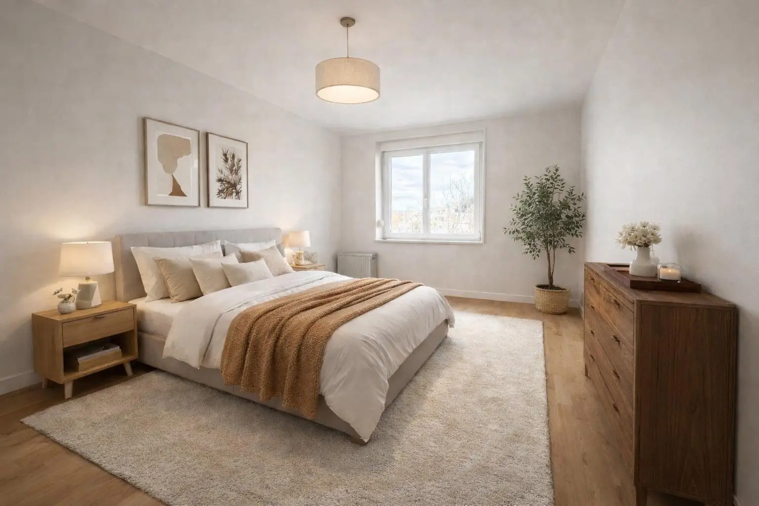 Einrichtungsbeispiel Schlafzimmer