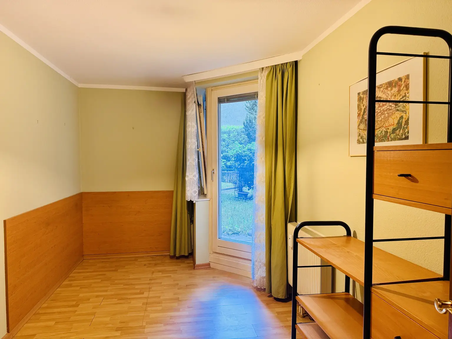 Zimmer 2 Blick zum Garten