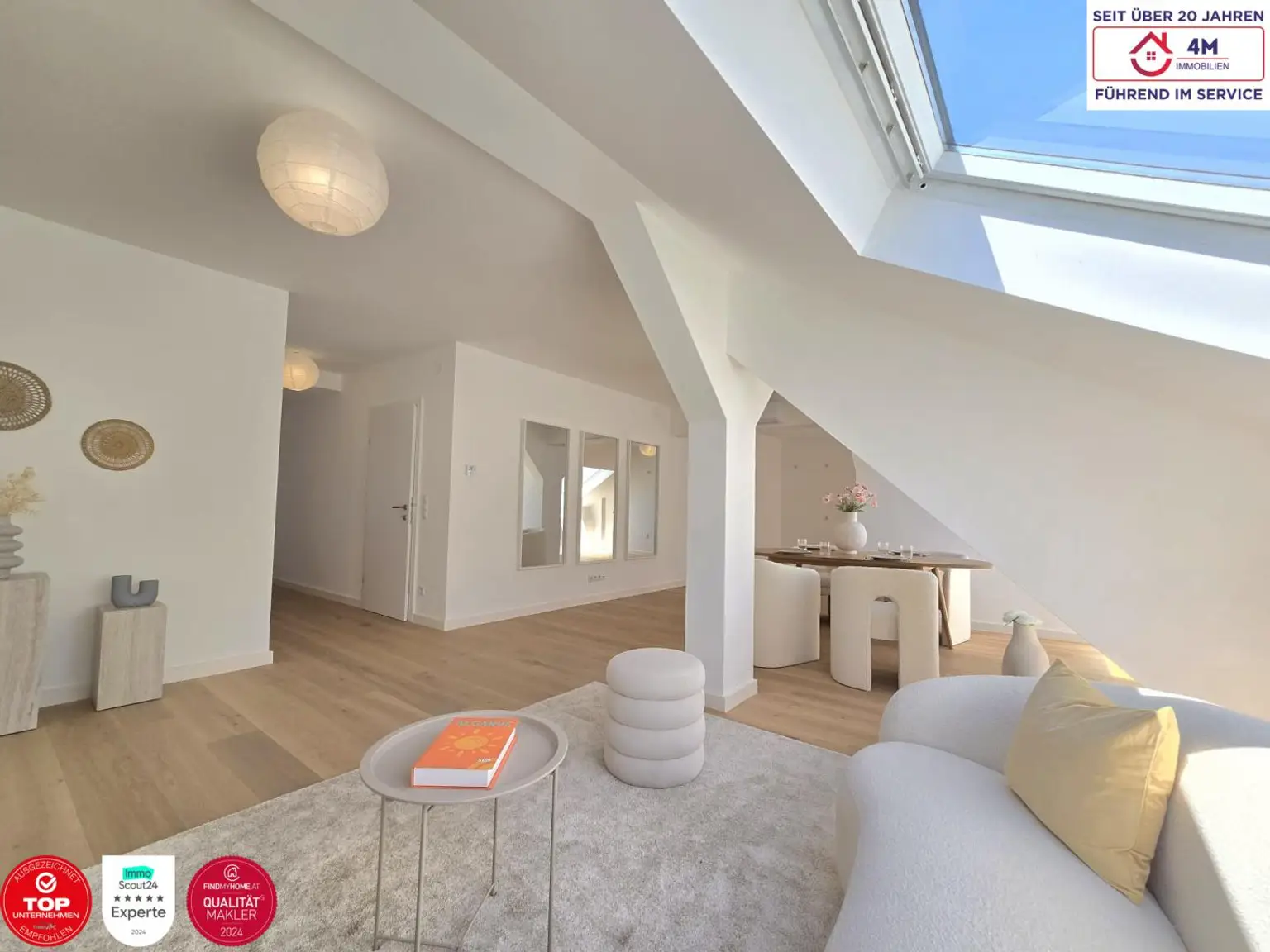 Exklusives Dachgeschoss im Stilaltbau – 132 m² Wohnluxus im 3. Bezirk