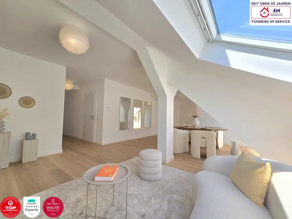 Exklusives Dachgeschoss im Stilaltbau – 132 m² Wohnluxus im 3. Bezirk