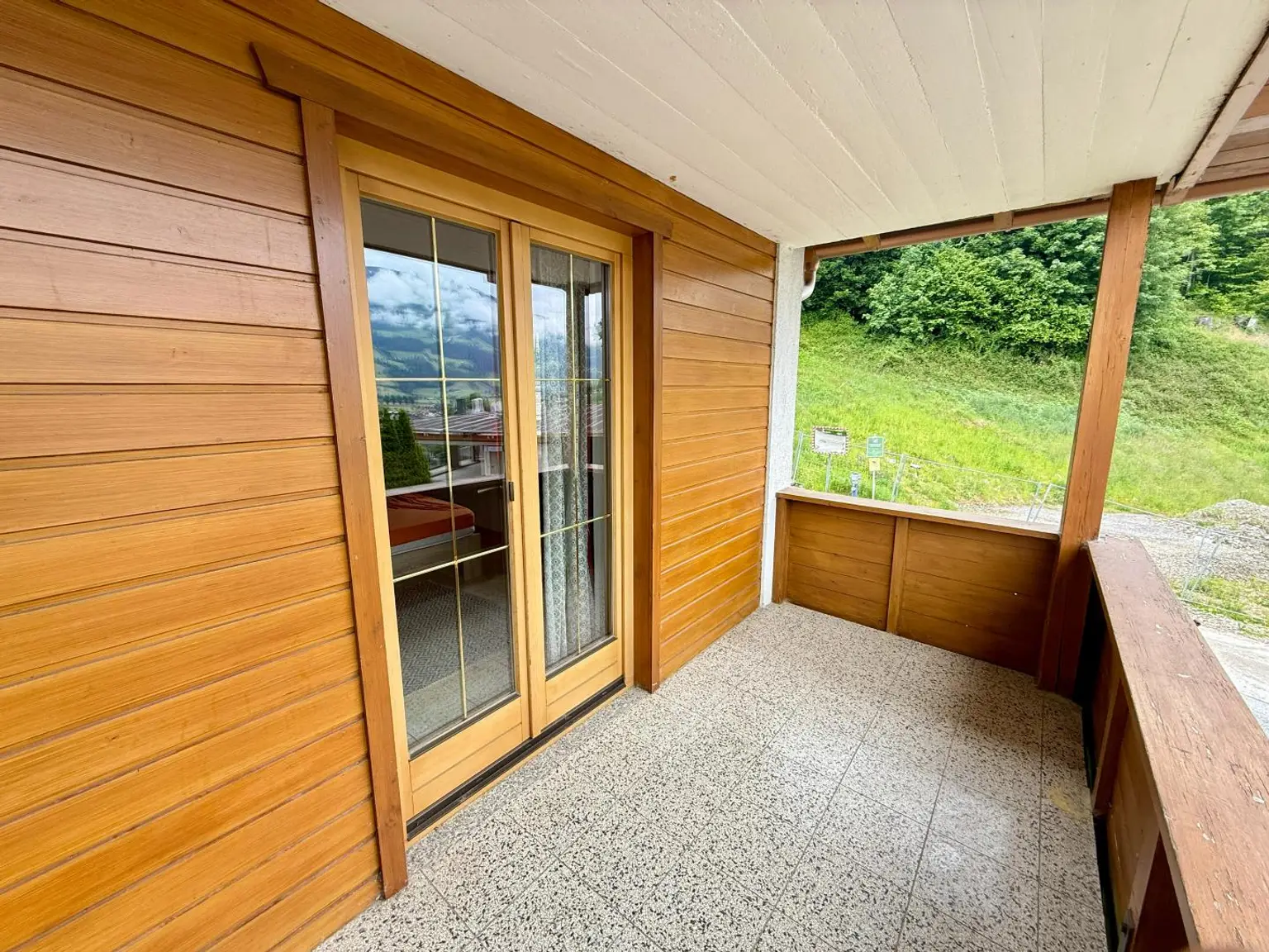 Balkon Ostseite Obergeschoß