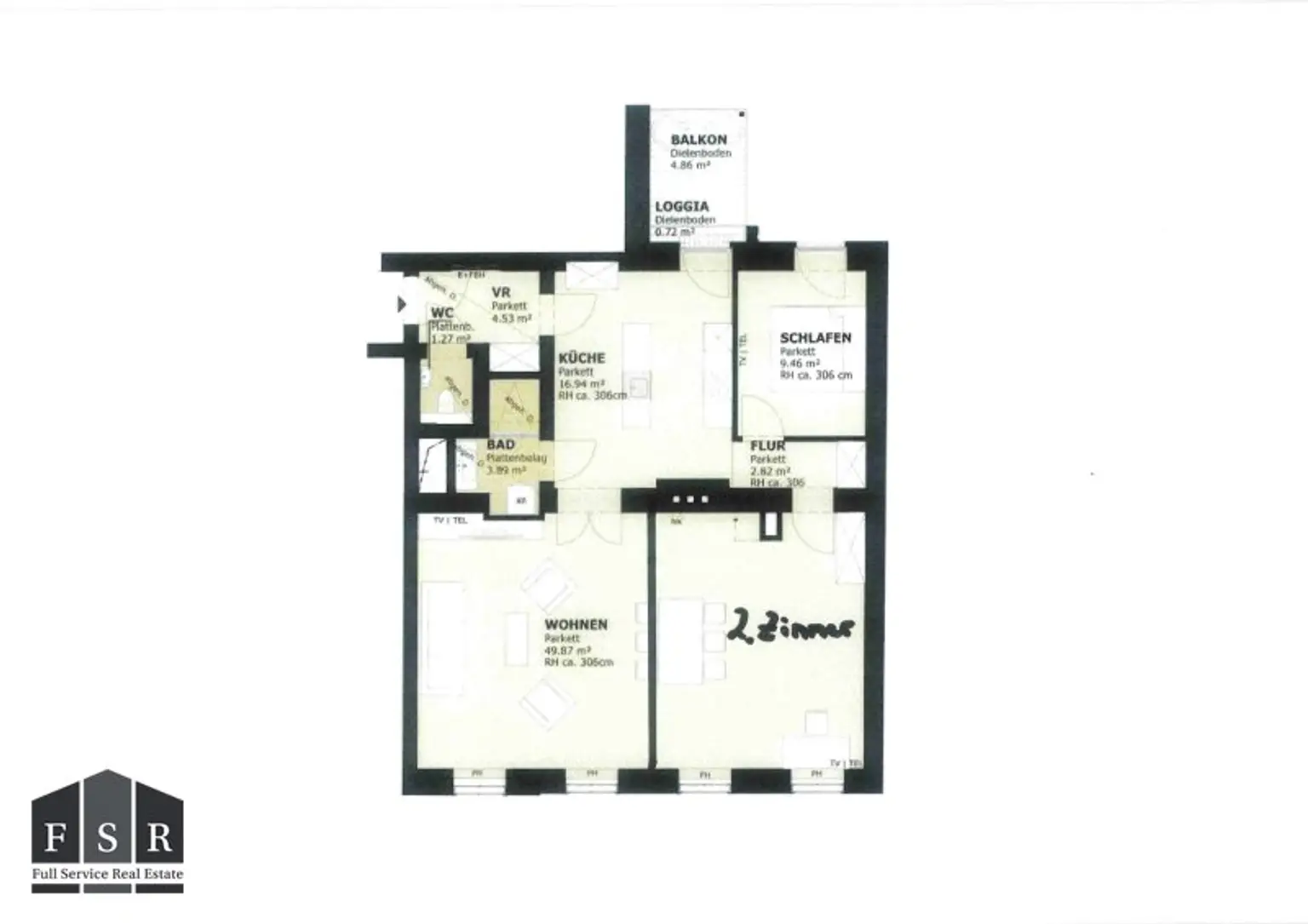 Alles da - Moderne und elegante Altbauwohnung mit Balkon in bester Lage + 1x Garagenplatz und Einbauküche im Preis inkludiert