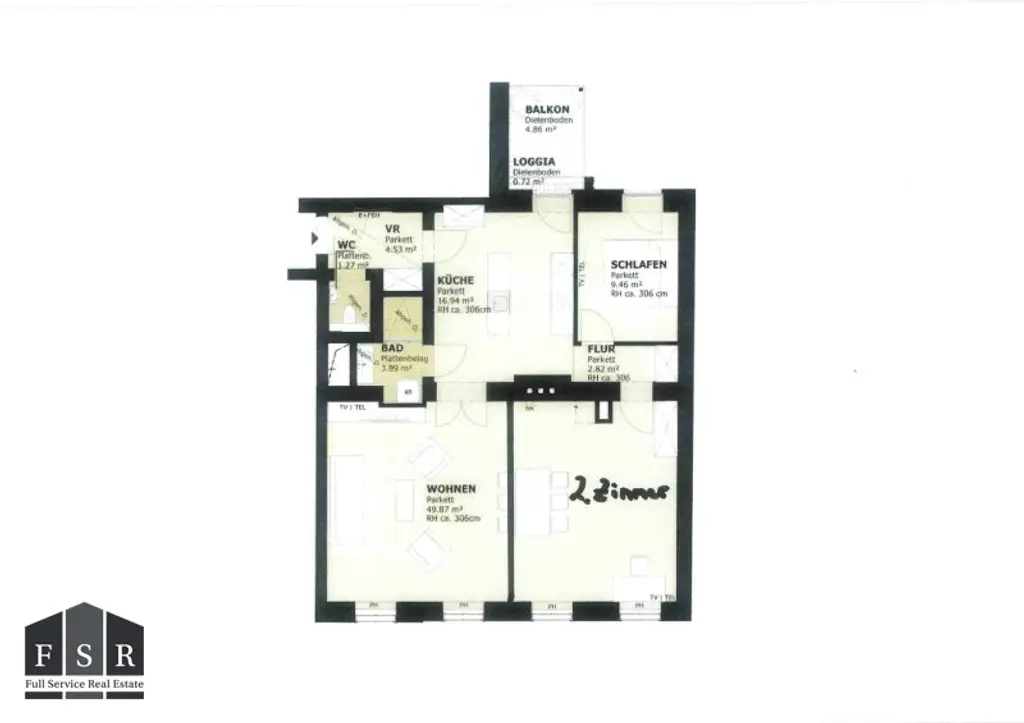 Alles da - Moderne und elegante Altbauwohnung mit Balkon in bester Lage + 1x Garagenplatz und Einbauküche im Preis inkludiert