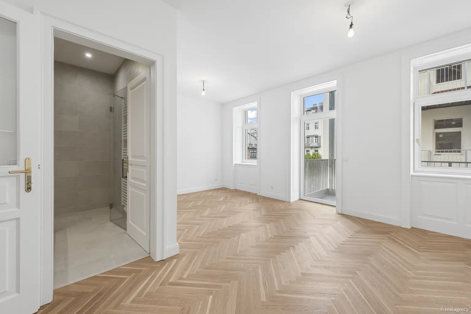 Moderne 2-Zimmer-Wohnung mit offener Wohnküche und Balkon