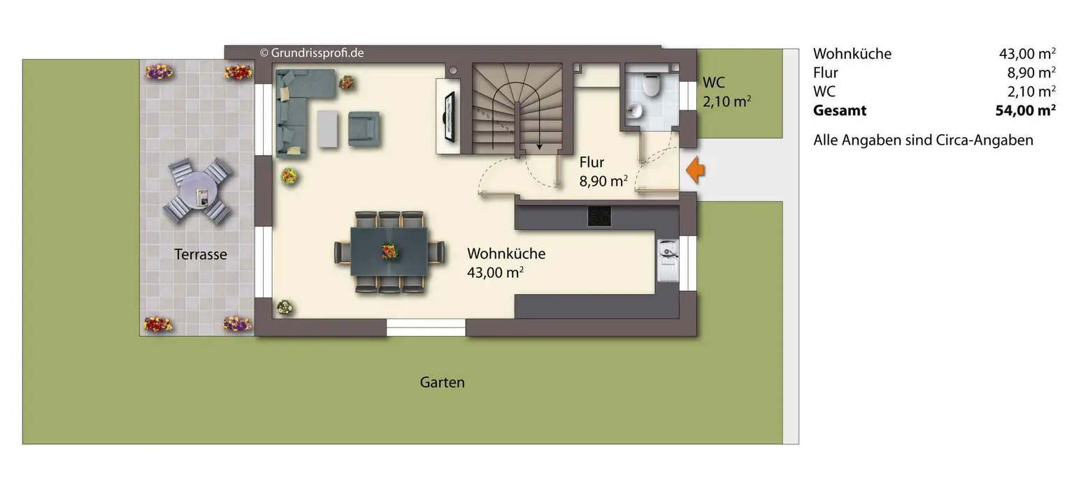 großzügige Doppelhaushälfte | eigener Garten und Parkplatz | viel Platz für Familie & Freunde