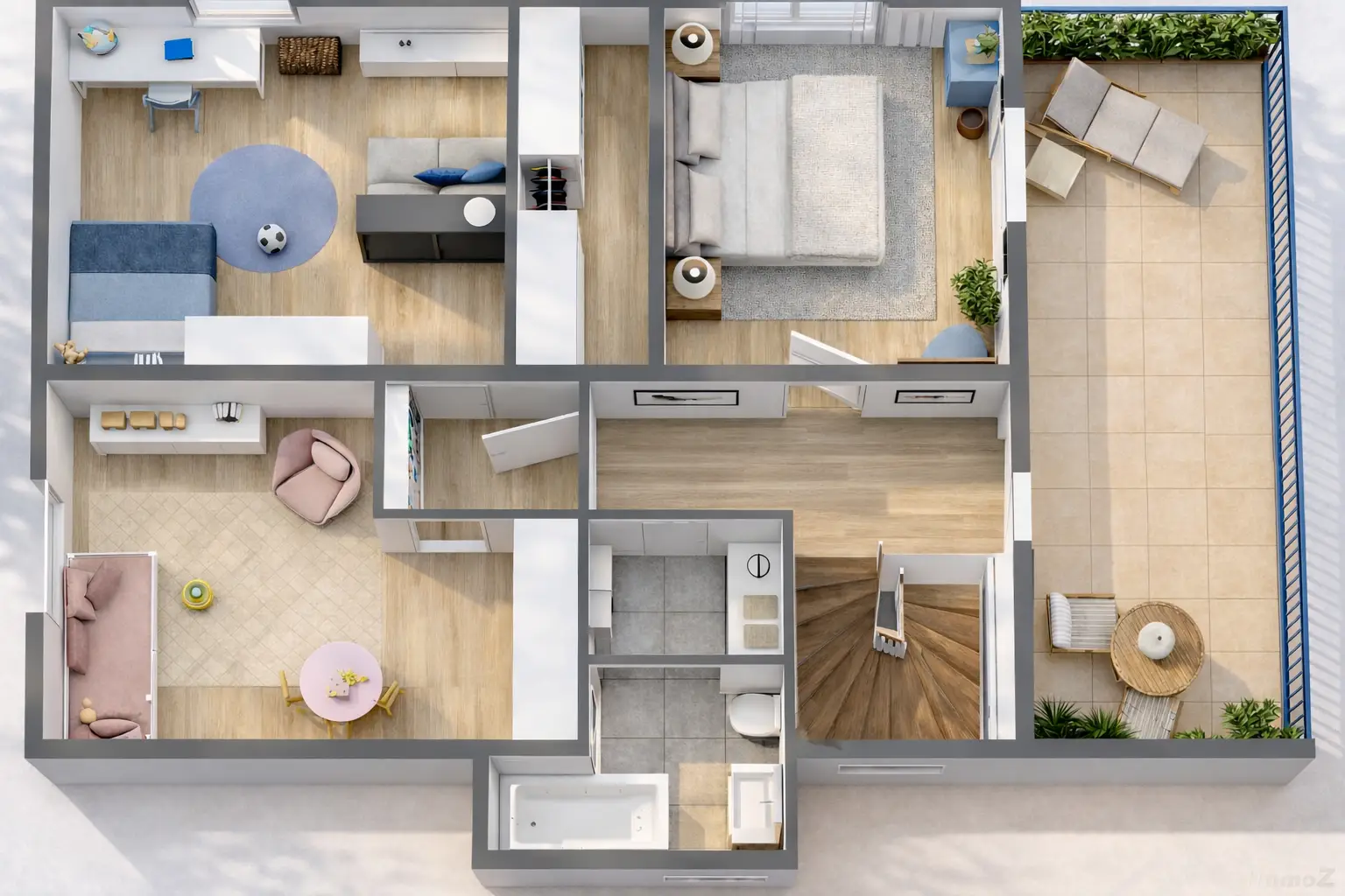 Grundriss Obergeschoss