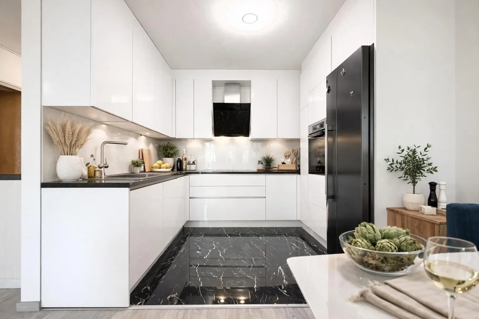 Küche  - Visualisierung - Gedankenanstoß