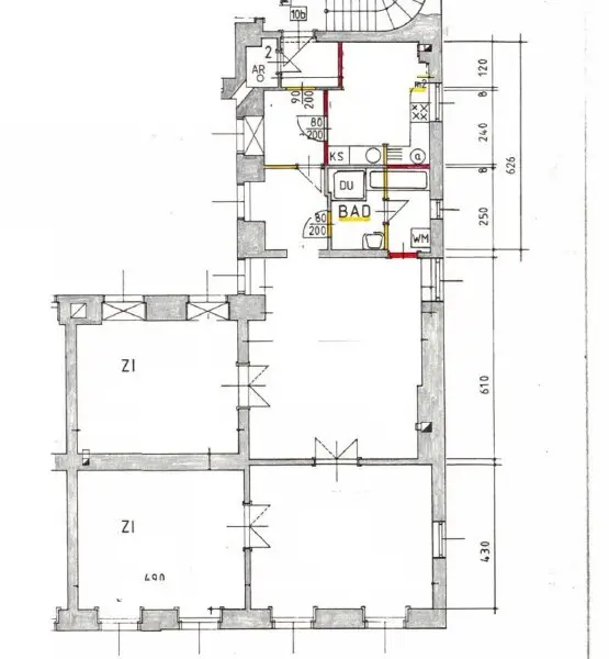 Helle 4-Zimmer Wohnung in ruhiger Lage, Nähe Mariahilfer Straße