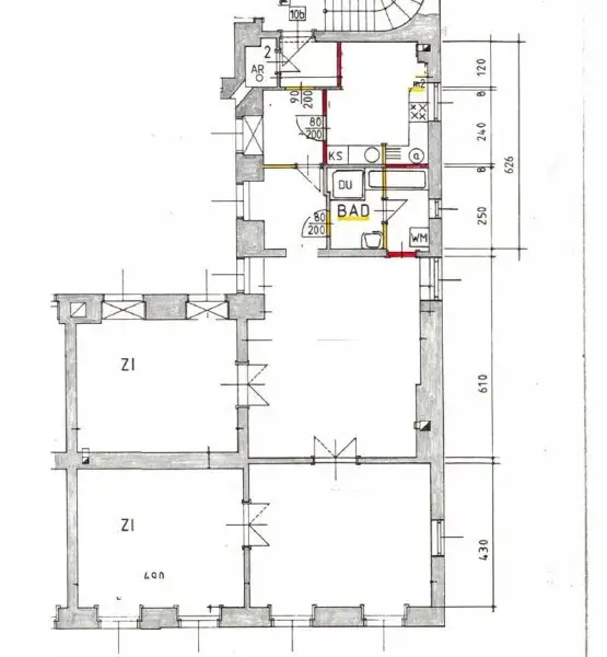 Helle 4-Zimmer Wohnung in ruhiger Lage, Nähe Mariahilfer Straße