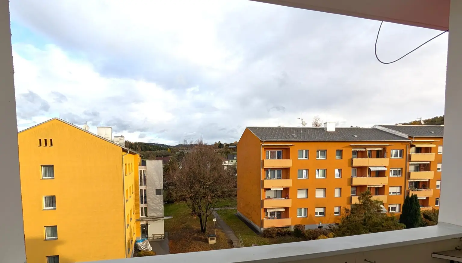 Ausblick Balkon