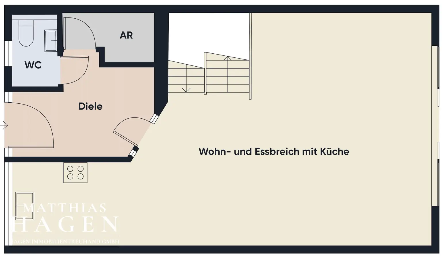 Grundriss Erdgeschoß ohne Maßstab