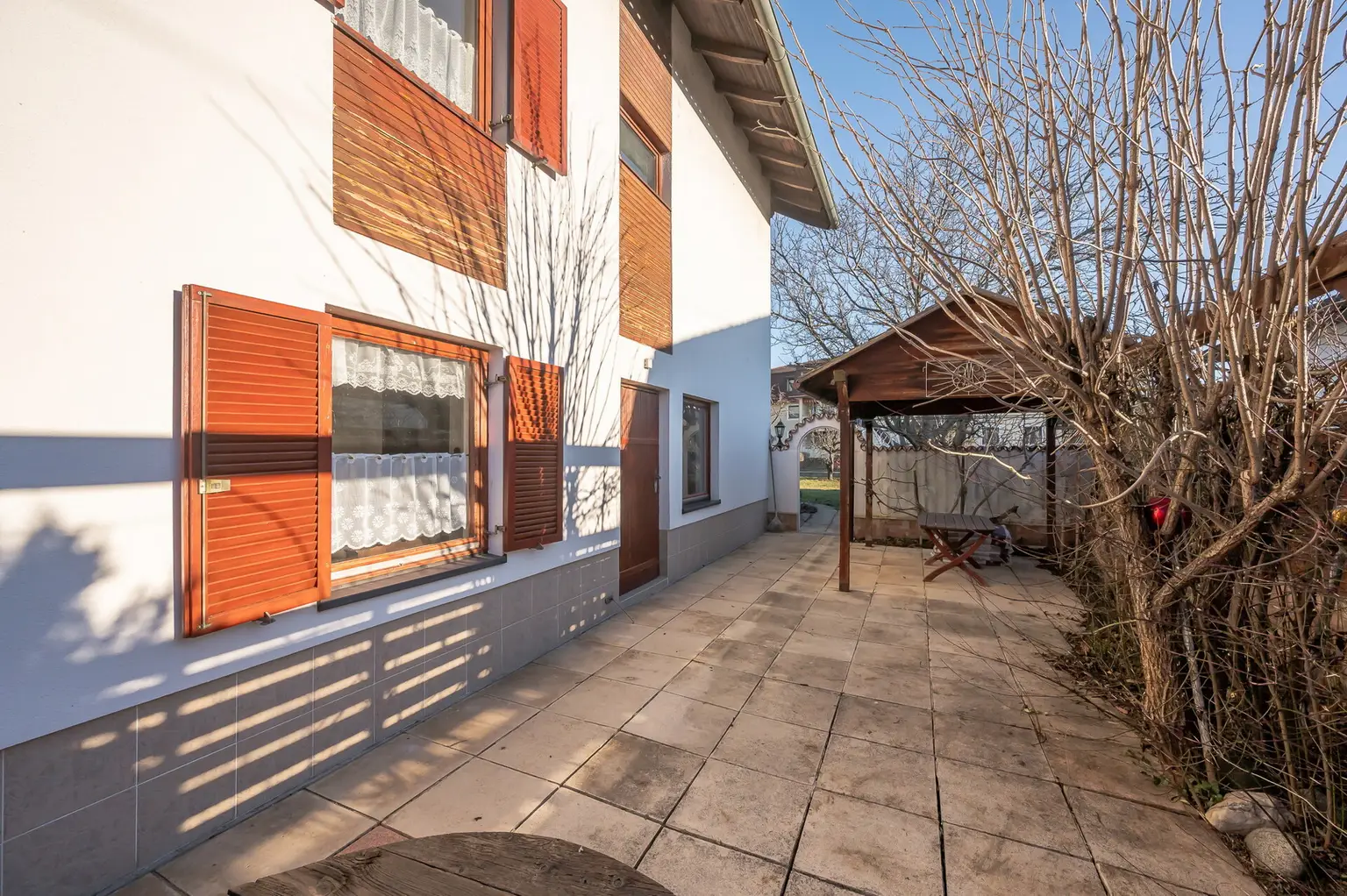 Gartenausgang vom Stüberl