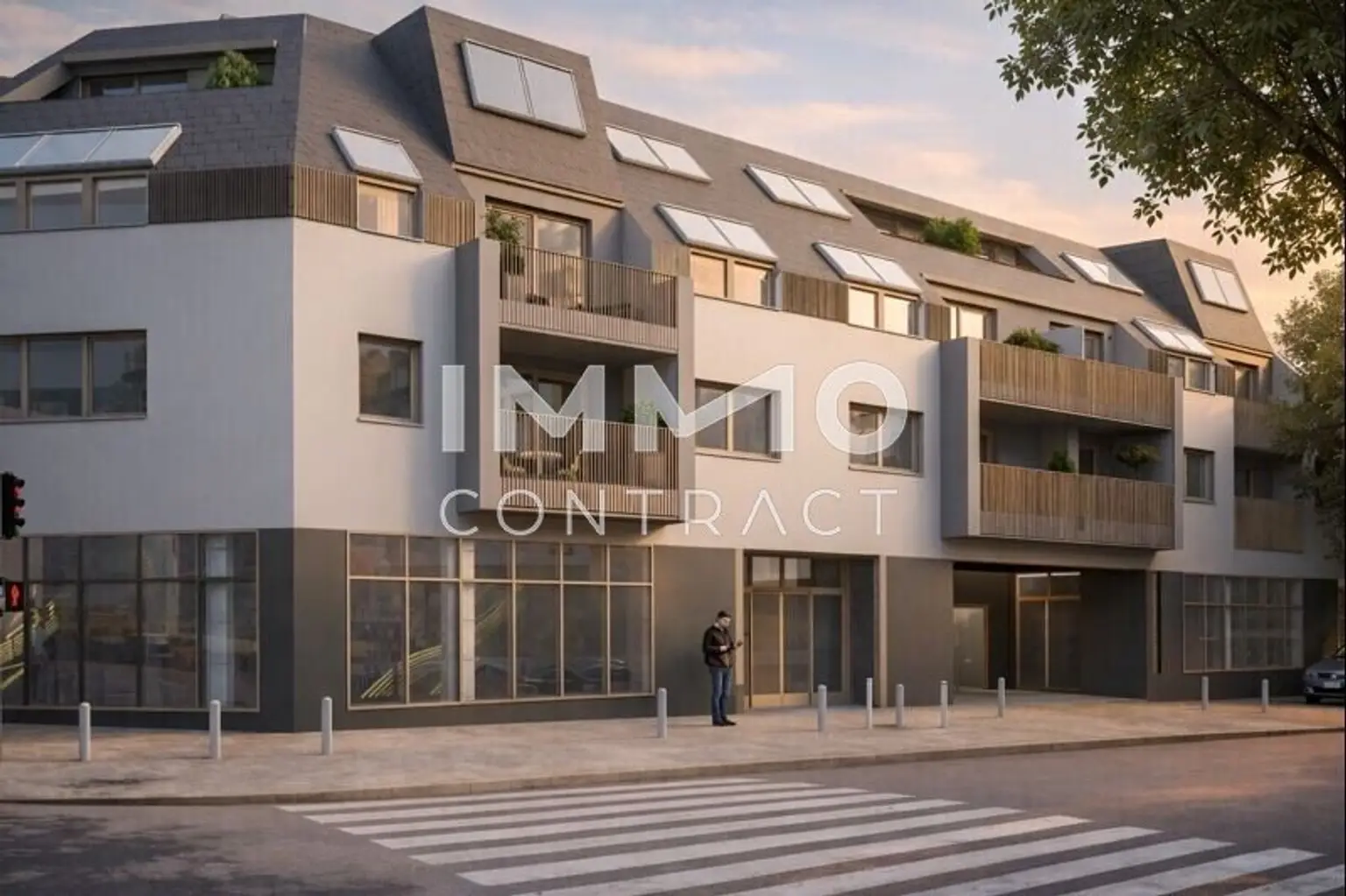 Linzer Straße Dämmerung