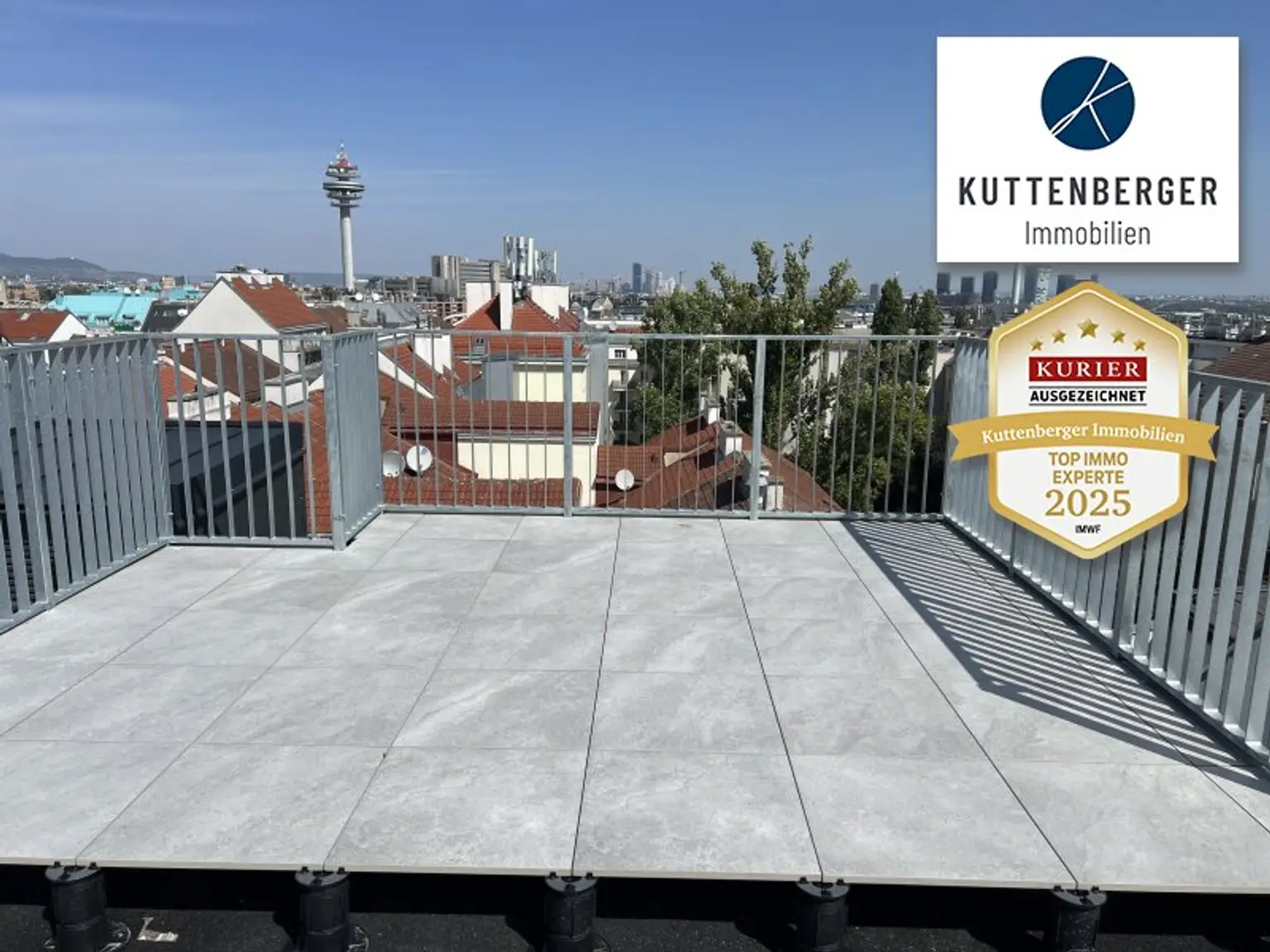 *Superprojekt: ''Über den Baumwipfeln" TOP 52 mit PANORAMA-DACHTERRASSE & WIEN-BLICK
