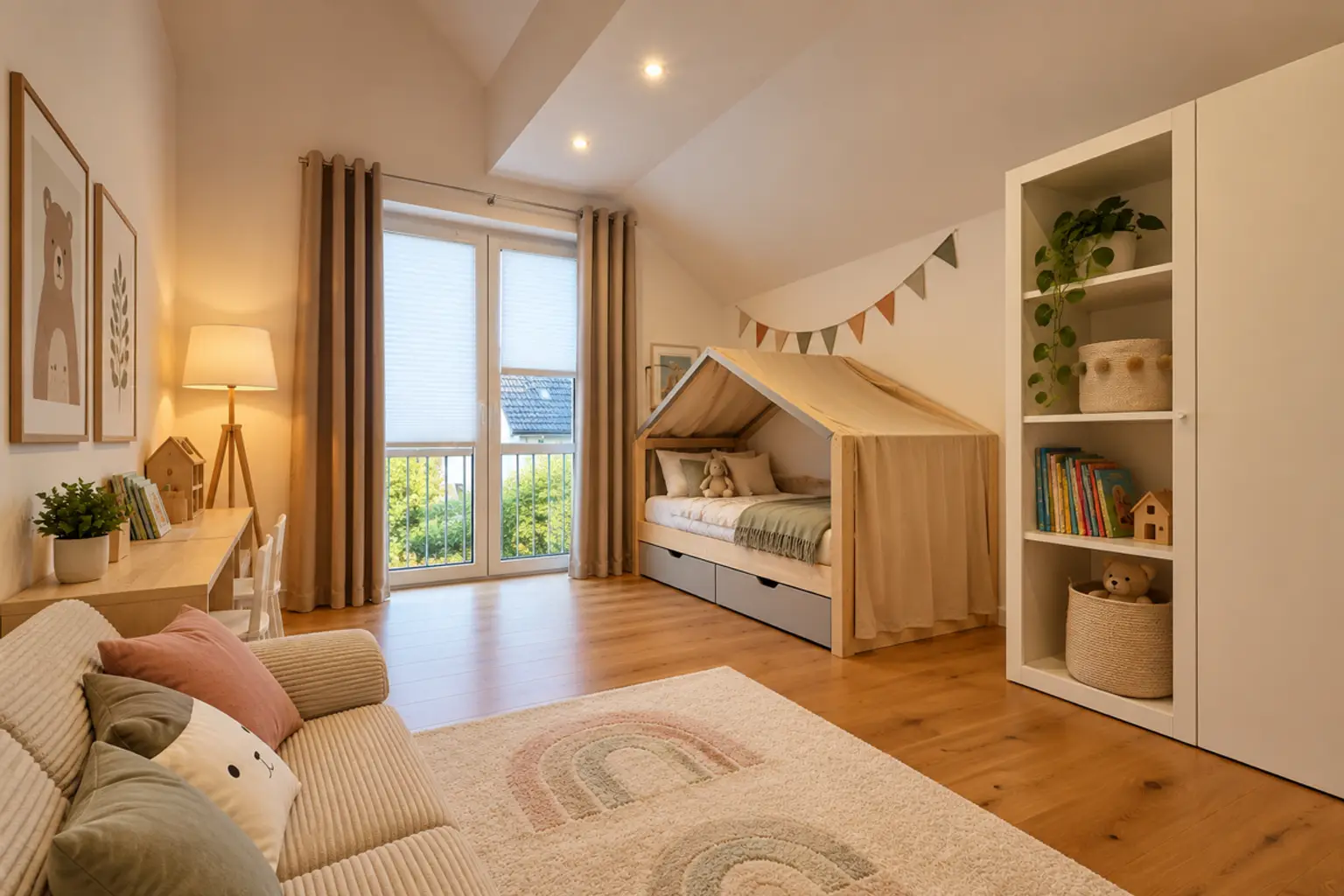 Kinderzimmer mit Schlafkoje