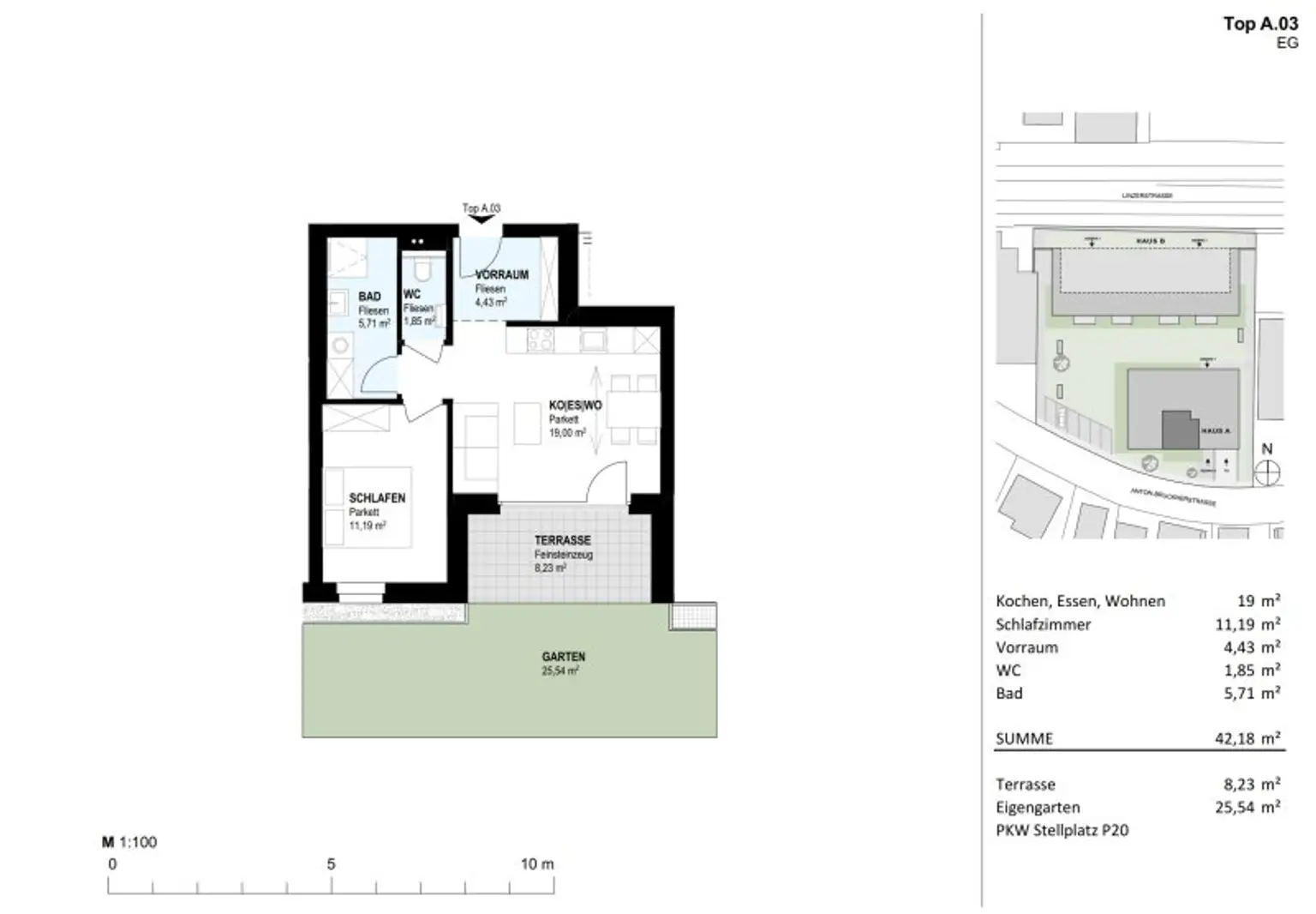 Herrliche Gartenwohnung Top A.03 - Neubauprojekt SCHÖN | DORF | BLICK
