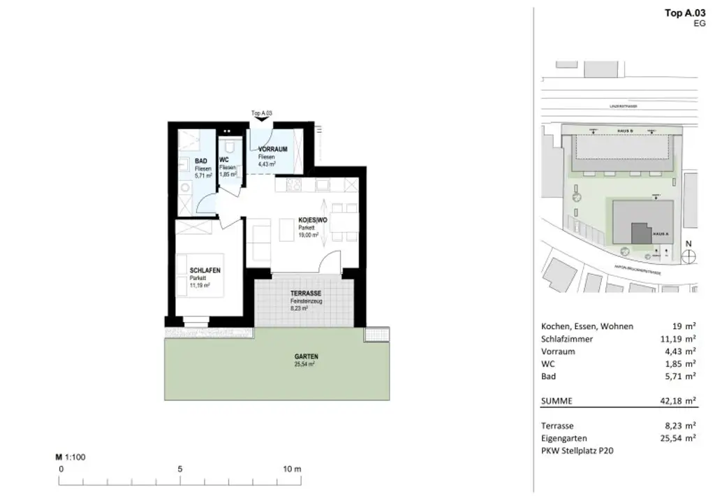 Herrliche Gartenwohnung Top A.03 - Neubauprojekt SCHÖN | DORF | BLICK