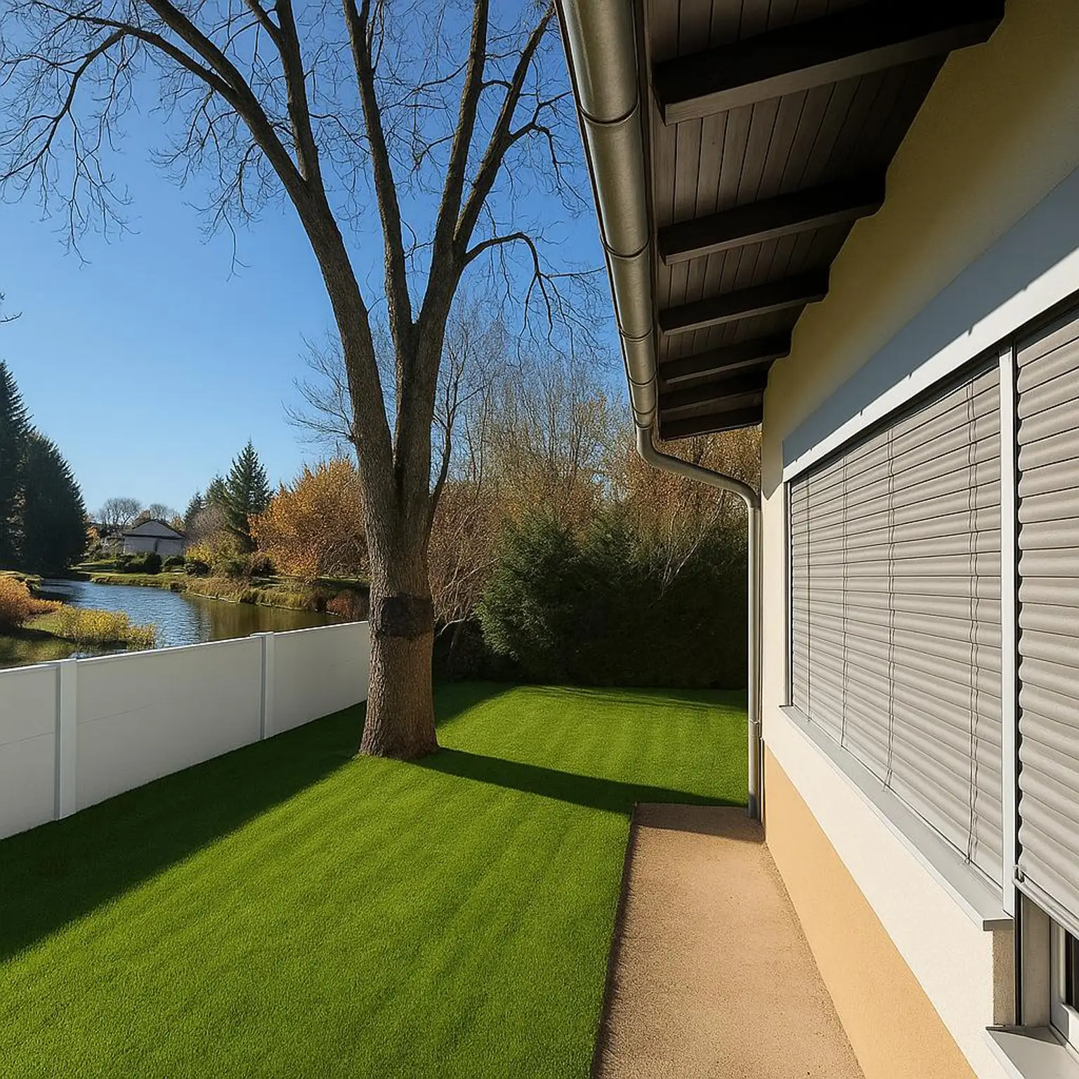 Direkt am Wasser gelegen.