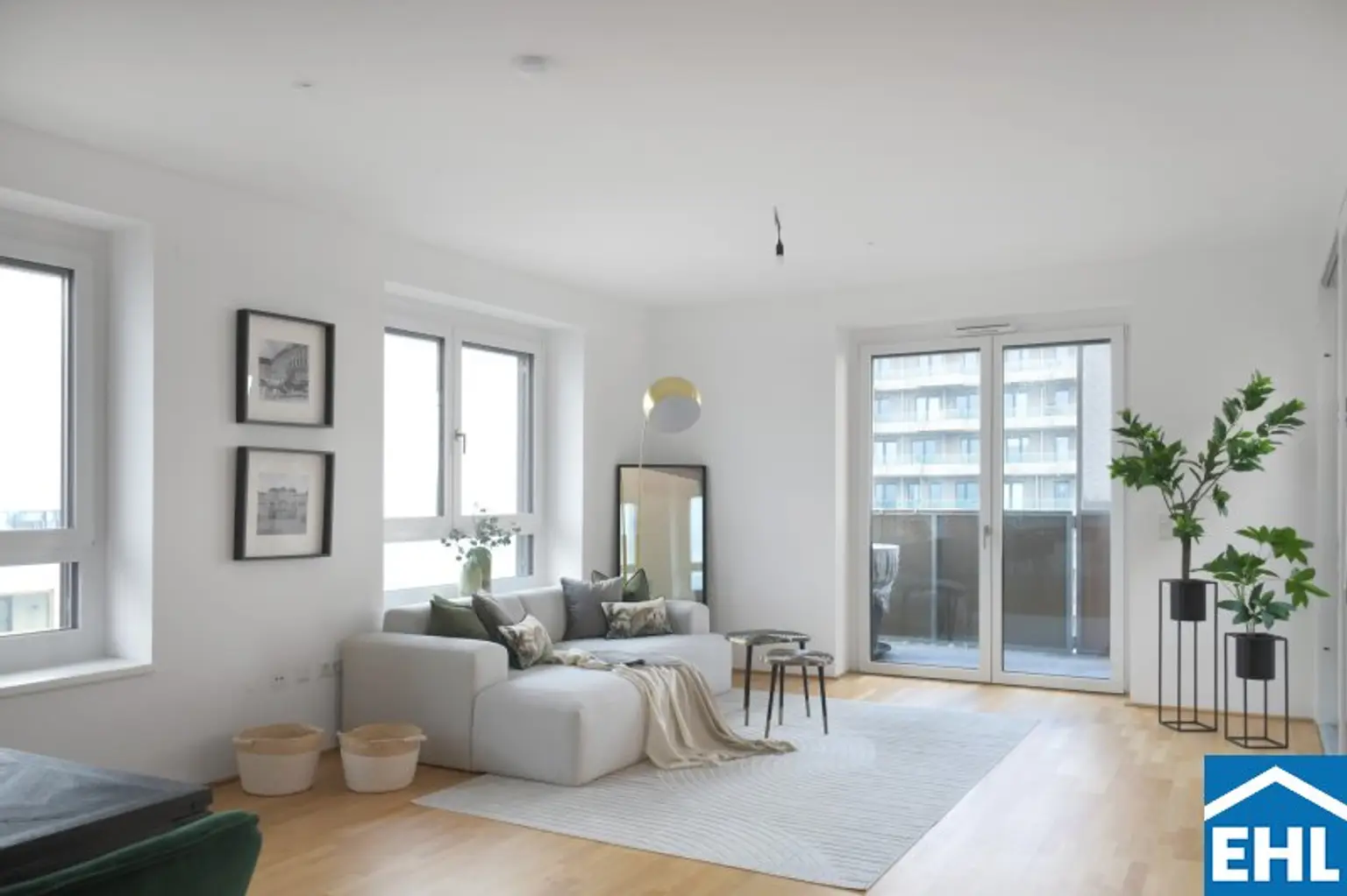 Skyline-Feeling im 34. Stock des Q-Tower mit Südost-Ausrichtung