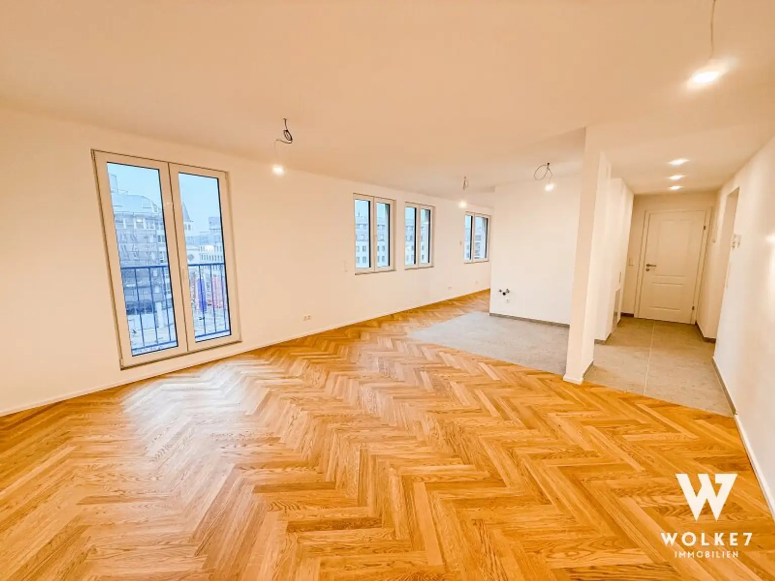 Stilvoll kernsanierte 2-Zimmer-Wohnung mit Stadtblick im 3. Bezirk Baumeisterqualität | Erstbezug nach Sanierung | 4. Liftstock | ca. 52 m²