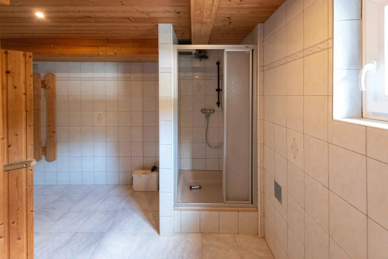 Keller mit Sauna und Dusche