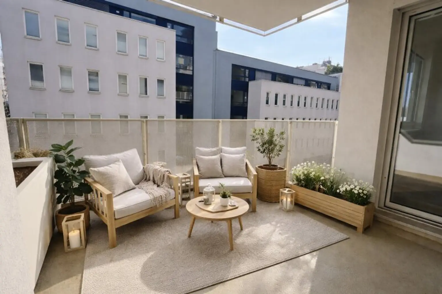 Balkon Möblierungsvorschlag