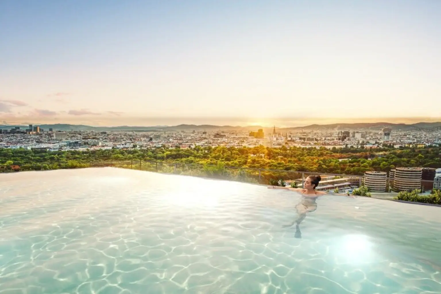 ERSTBEZUG 3 ZIMMER WOHNUNG IM "GRÜNBLICK" VIERTEL ZWEI + TRAUMTERRASSE MIT ca. 64 m² + NUTZUNG INFINITY-AUSSENPOOL, GYM & SAUNA