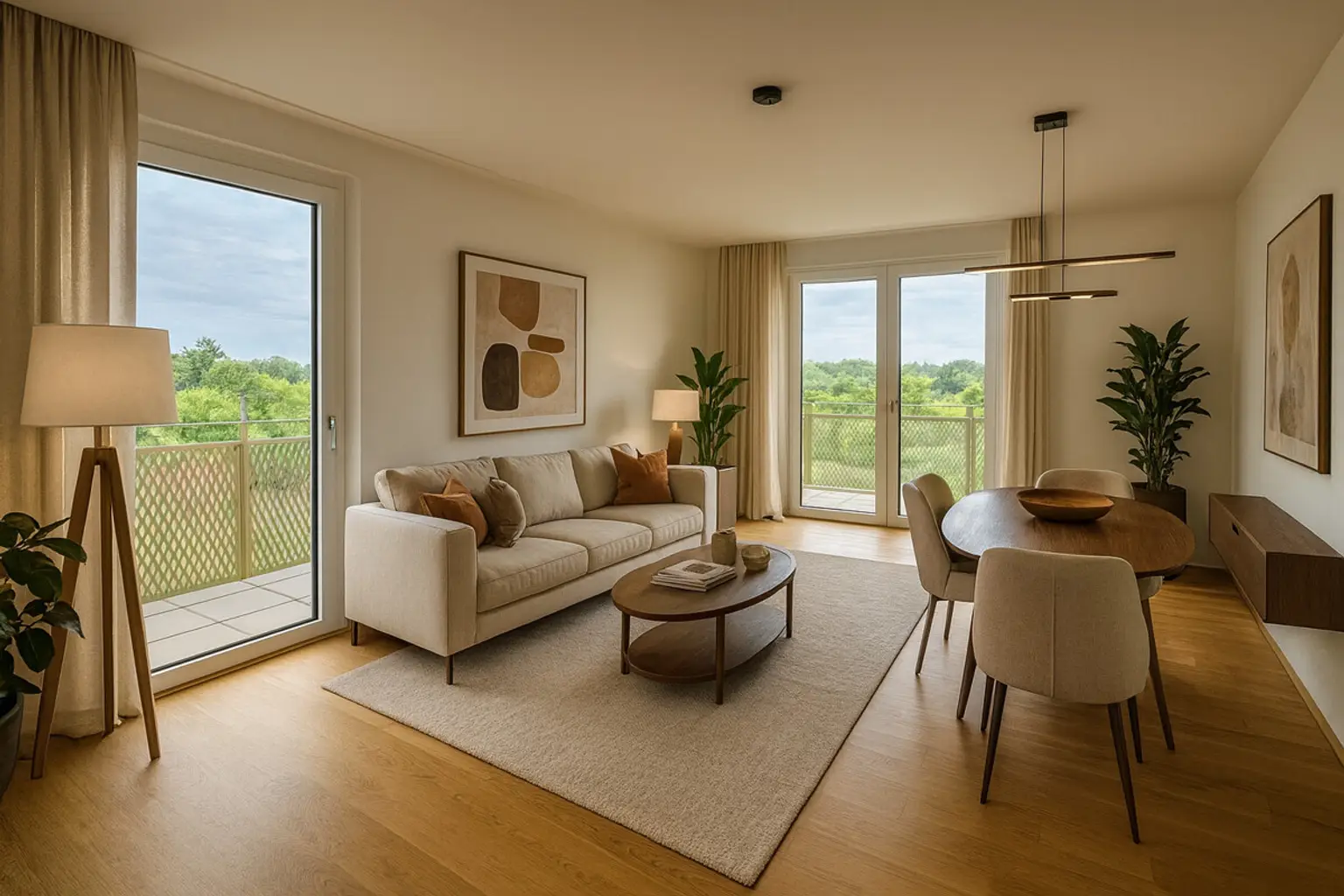 Preis jetzt sichner! Erstbezug und fertig - Gerasdorfer Straße: 4 Zimmer mit super Balkon