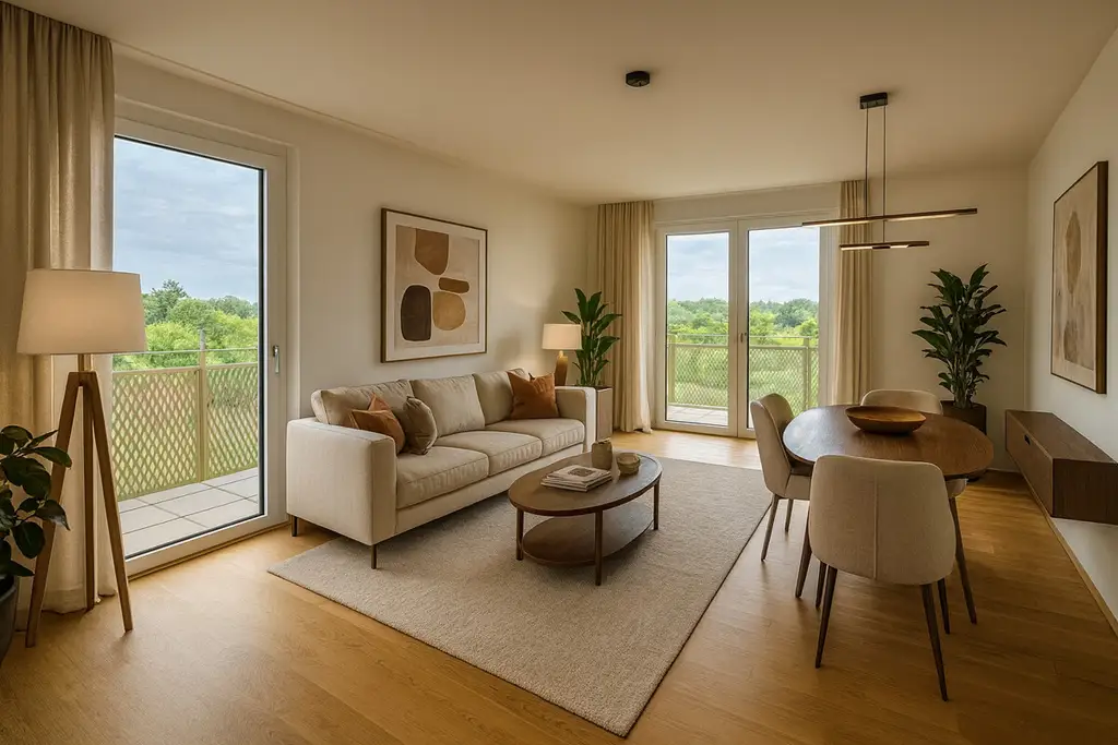 Preis jetzt sichner! Erstbezug und fertig - Gerasdorfer Straße: 4 Zimmer mit super Balkon
