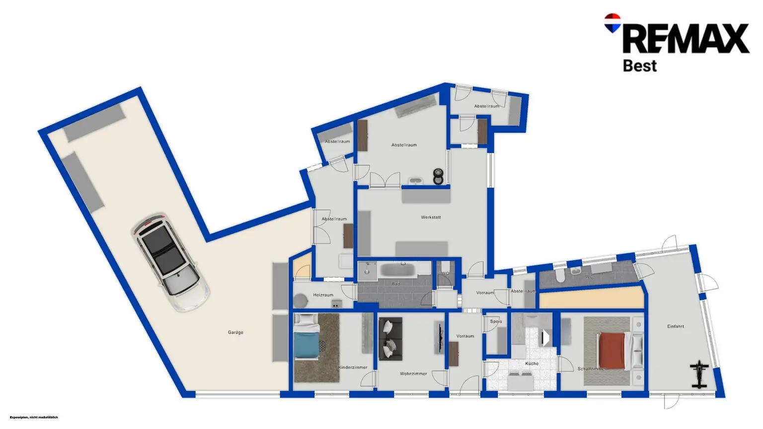 Erdgeschoss Haupthaus