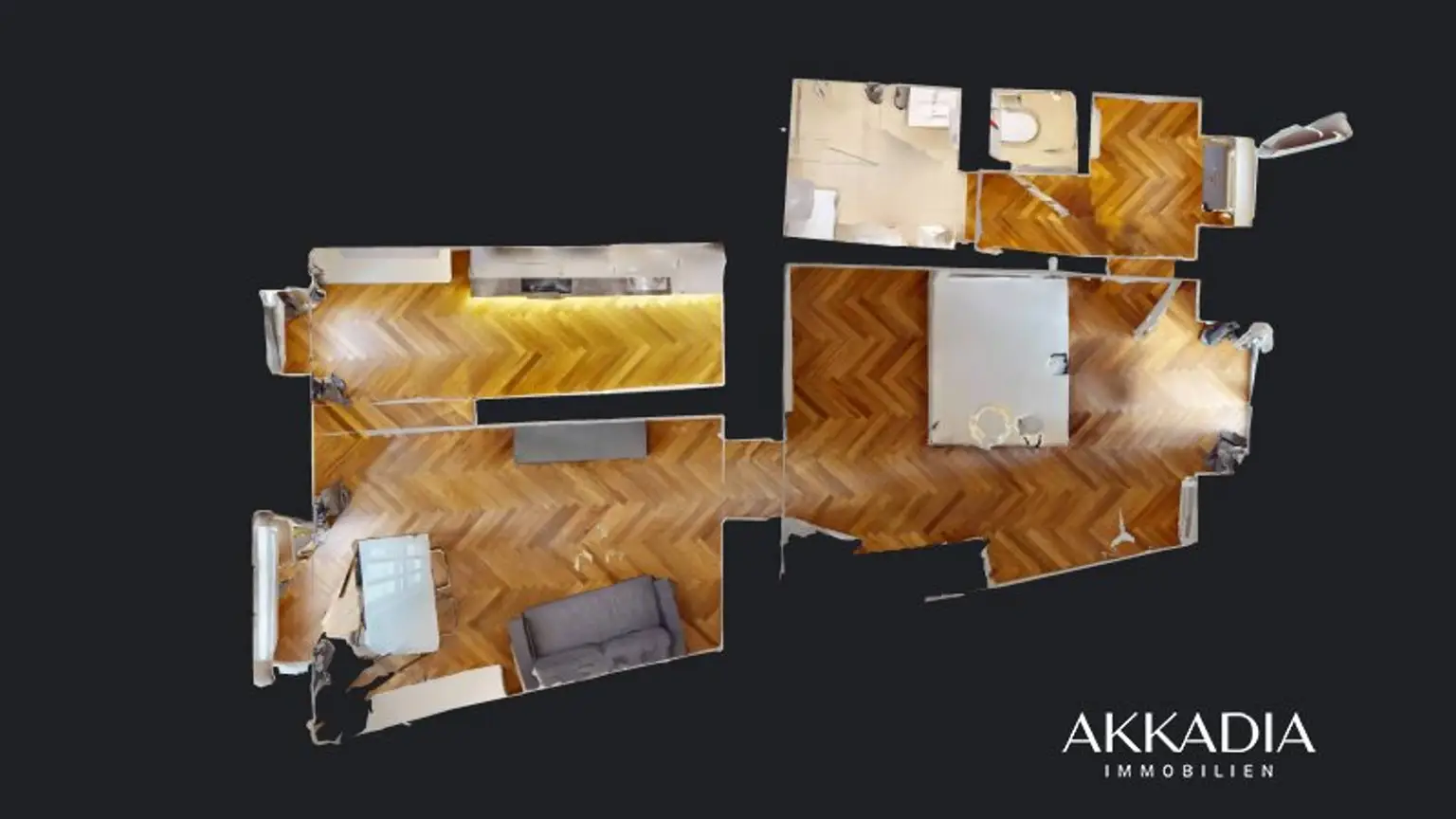 Entspannter Wohnalltag: 2-Zimmer-Wohnung