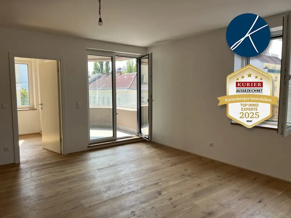 *Superprojekt: ''Über den Baumwipfeln" TOP 45 MIT ZWEI TRAUMHAFTEN WEST-LOGGIEN