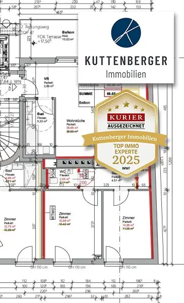 *Superprojekt: "Über den Baumwipfeln" Top 47 - 3 Zimmer mit Balkon