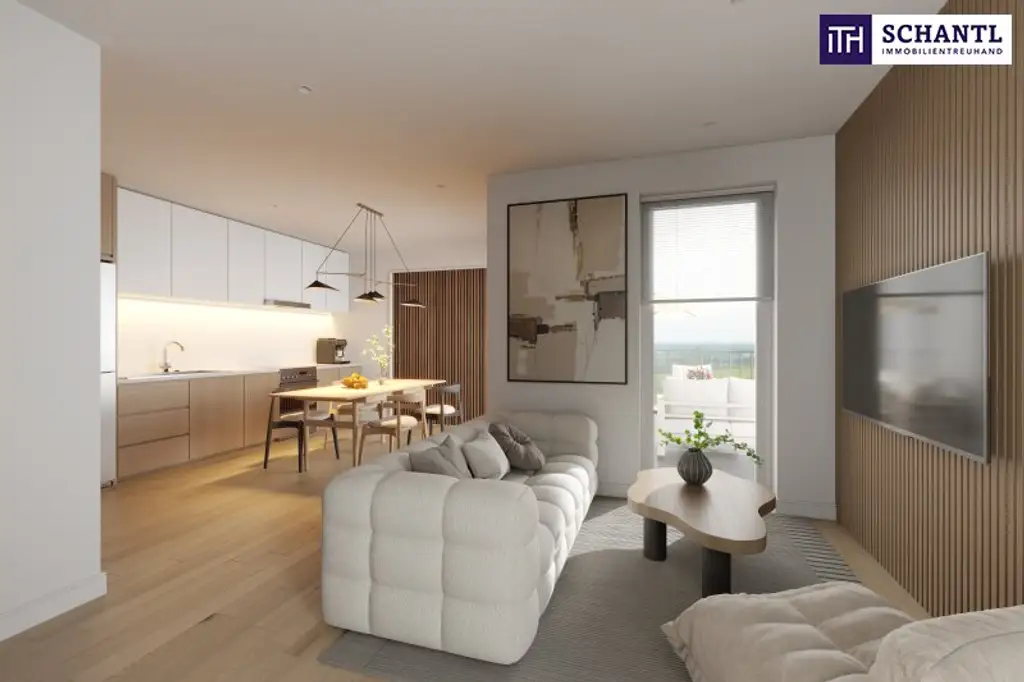 Ideal für WG oder Pärchen: 3-Zimmer-Wohnung mit großer Loggia & Balkon