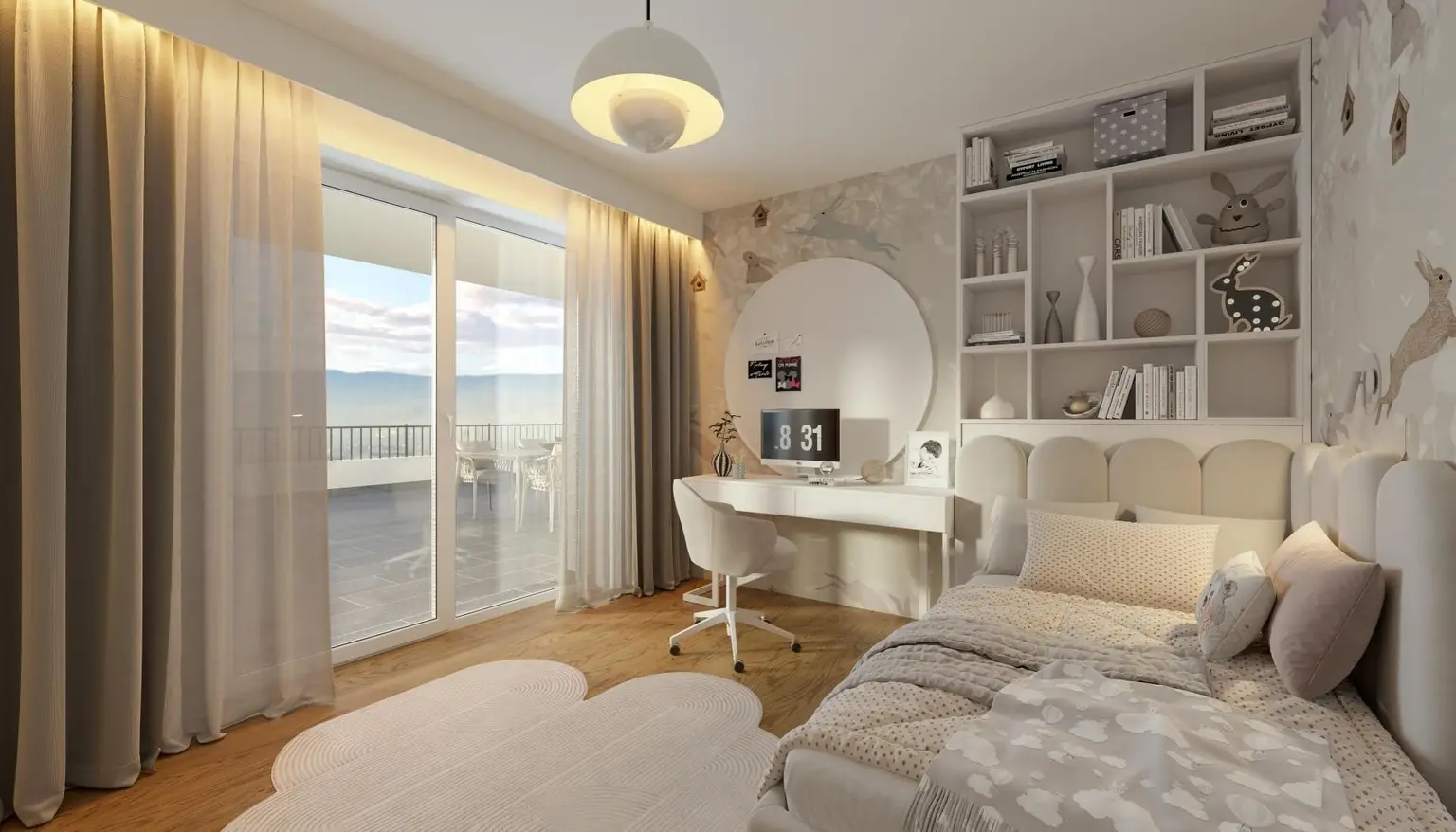 Schlafbereich I Visualisierung