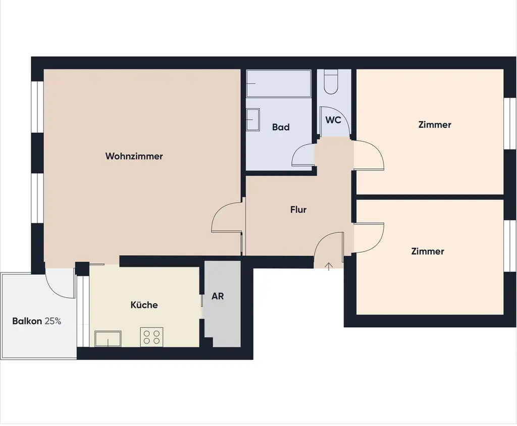 Großzügige 3-Zimmer-Wohnung in Hörbranz