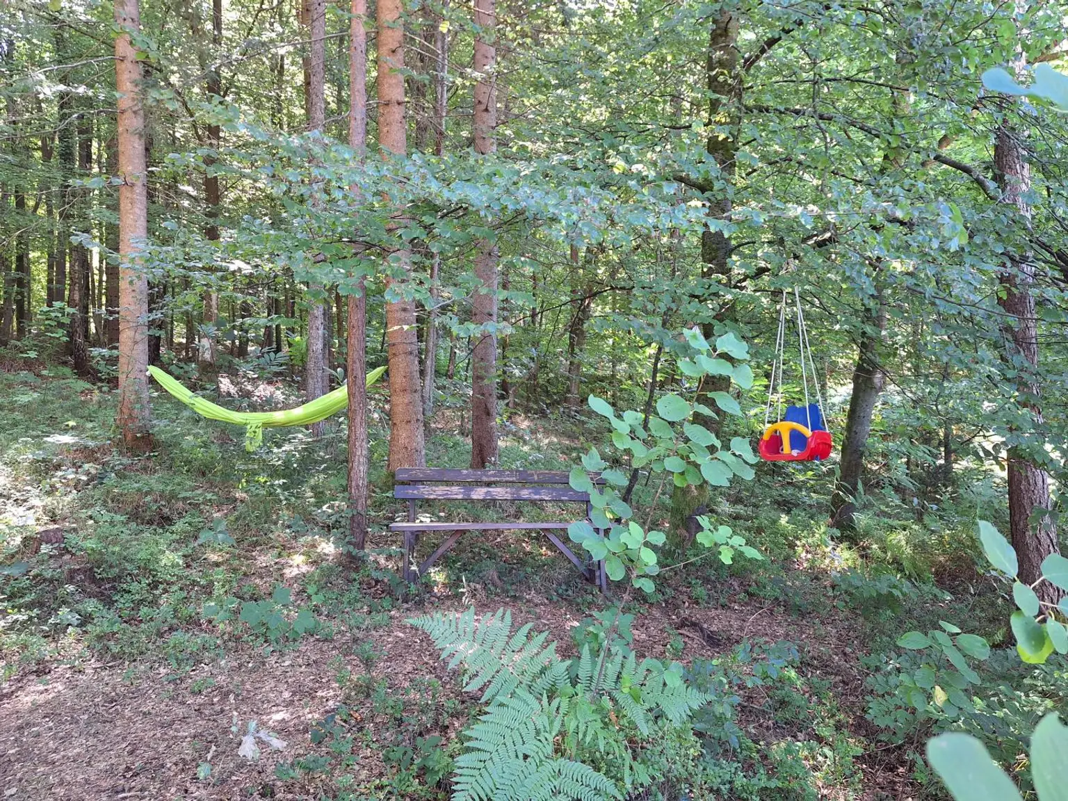 Chillout Area im Wald