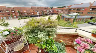 Balkon zum Markt