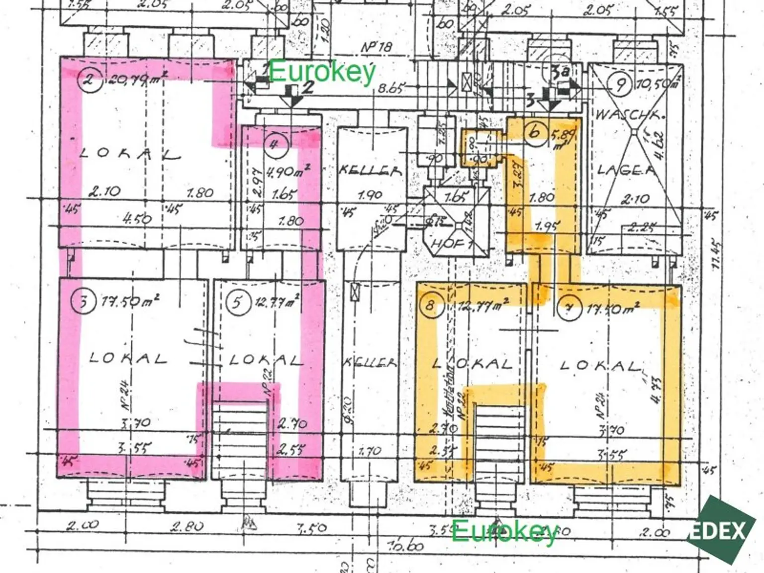 Souterrain im 11. Wiener Gemeindebezirk