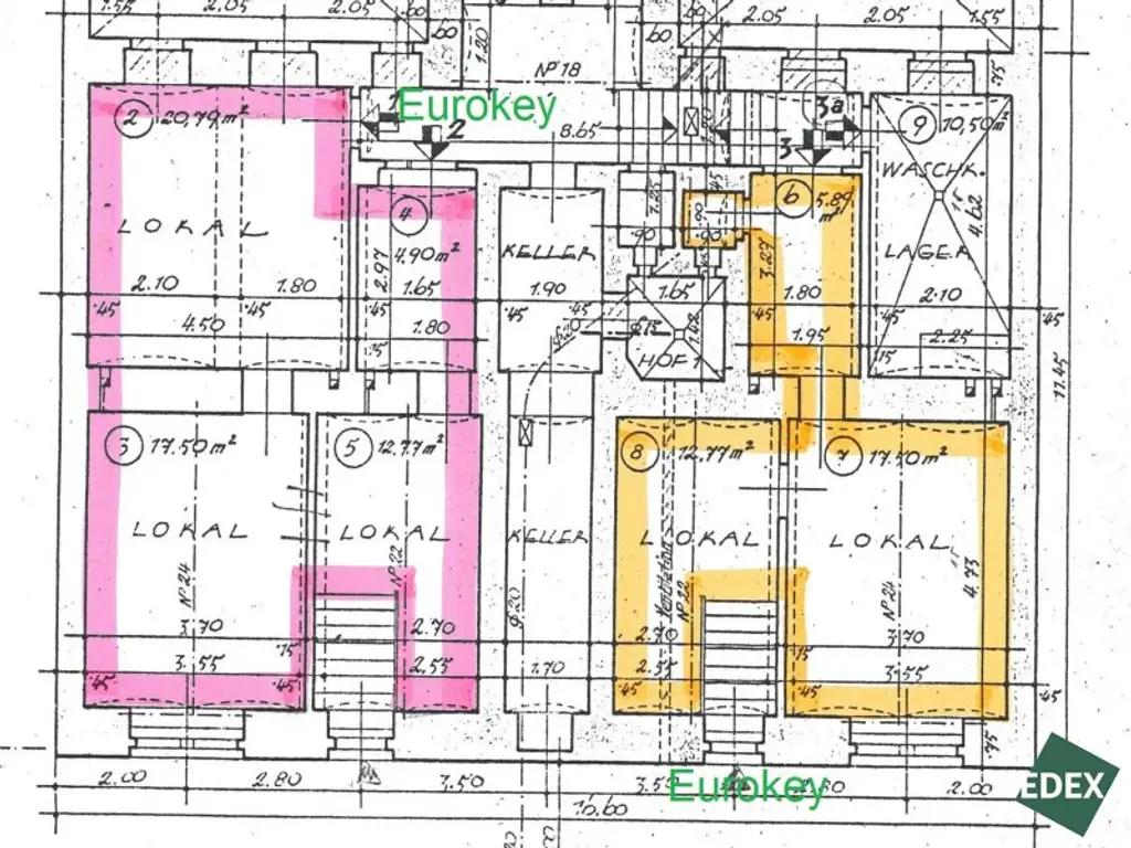Souterrain im 11. Wiener Gemeindebezirk