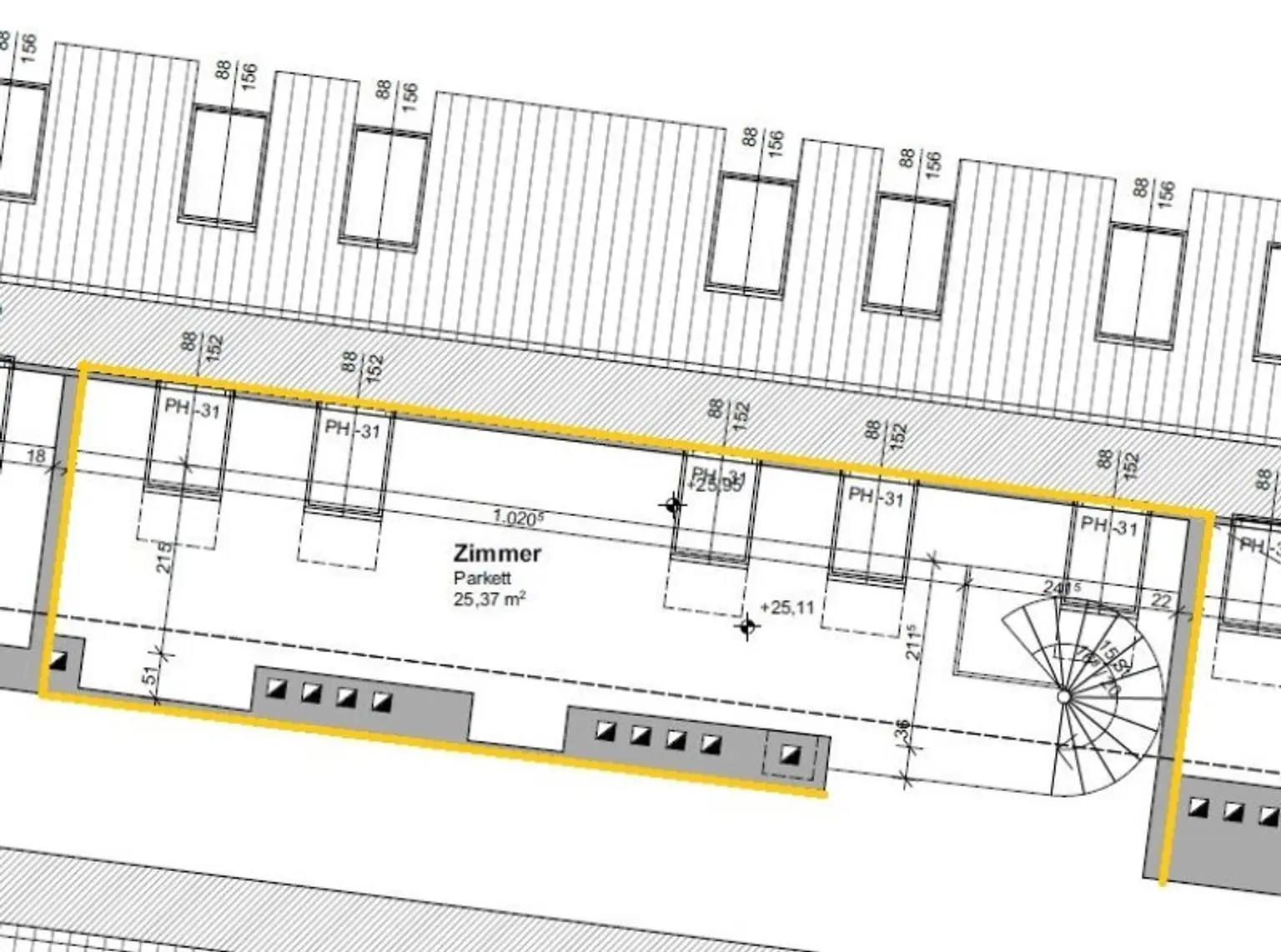 SKYLINE ROOFTOP APARTMENT : DG-Maisonette mit 2 Terrassen