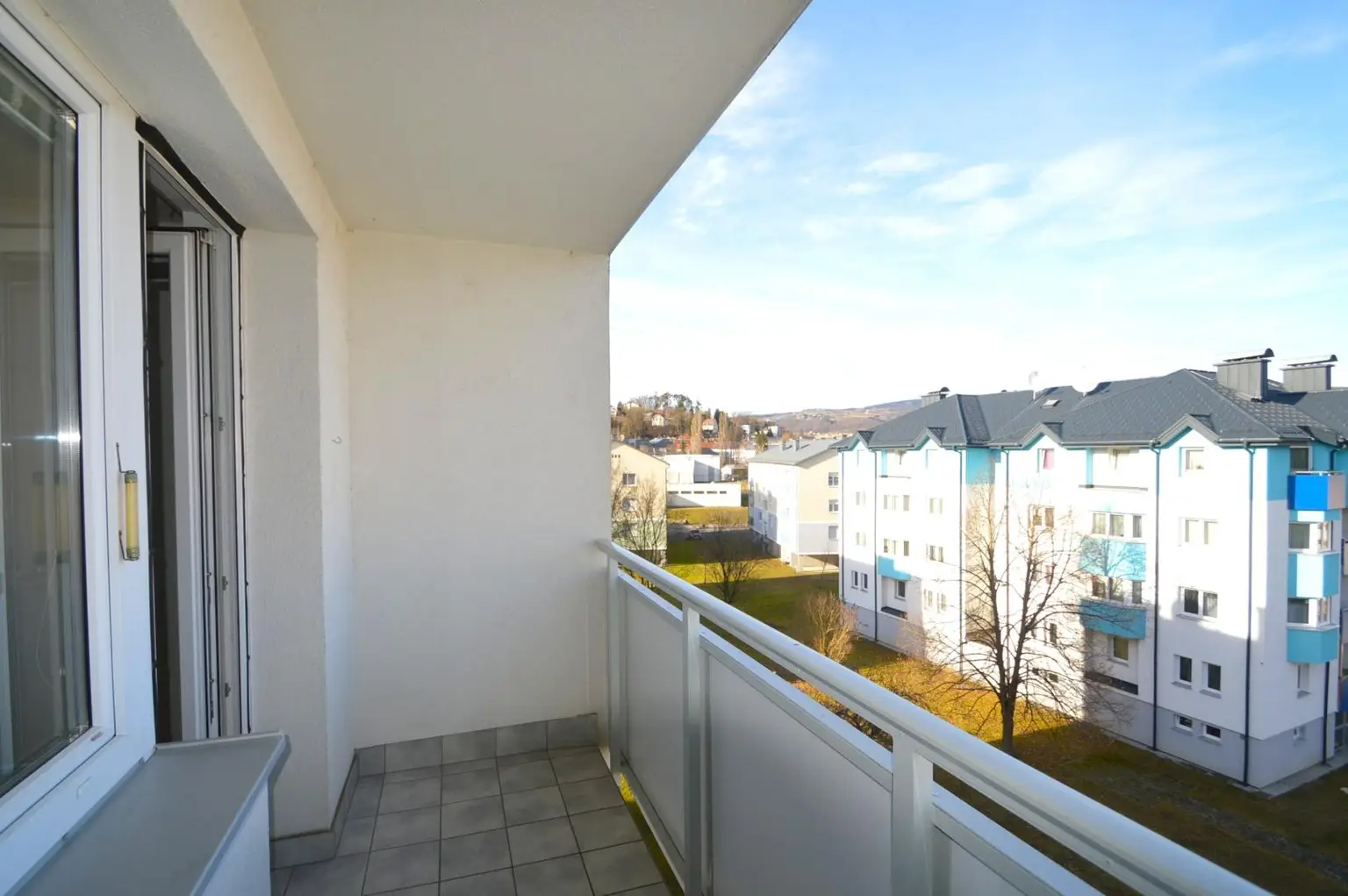 Loggia Blickrichtung Westen