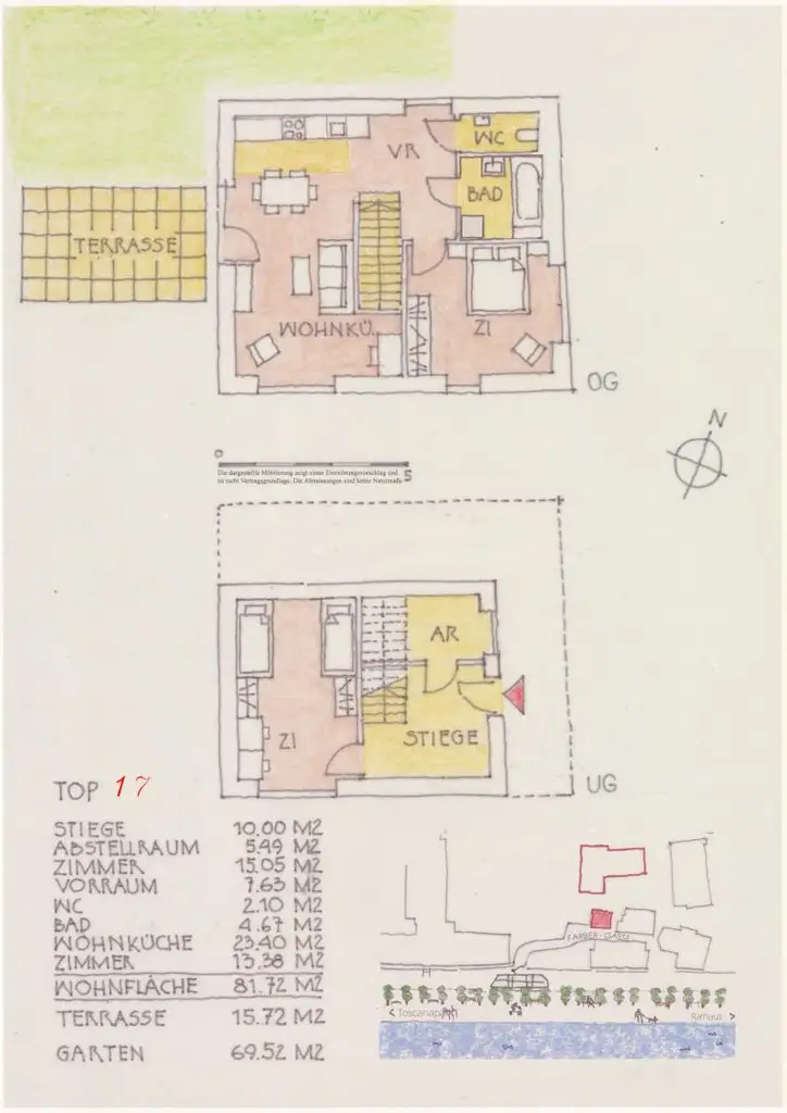 Erstbezug - 3 Zimmer-Wohnung mit Hausflair mitten in Gmunden